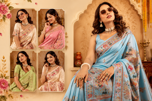 The Timeless Elegance of Pashmeena Silk Sarees